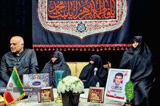 دیدار خادمیاران و یاوران رضوی با خانواده شهید مجید قنبری