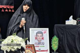 دیدار خادمیاران و یاوران رضوی با خانواده شهید مجید قنبری