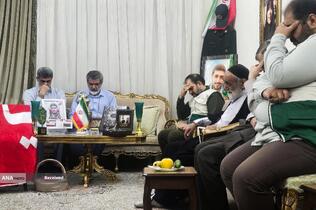 دیدار خادمیاران و یاوران رضوی با خانواده شهید محسن شاه نظری