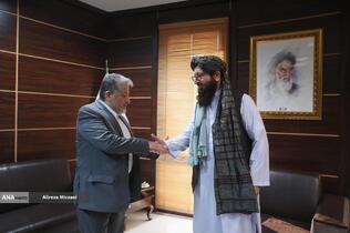 دیدار مولوی فضل محمد حقانی، سفیر افغانستان در ایران با دکتر بیژن رنجبر رئیس دانشگاه آزاد اسلامی