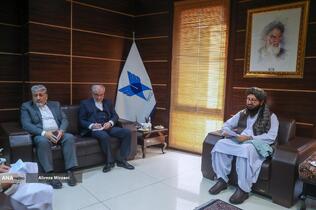 دیدار مولوی فضل محمد حقانی، سفیر افغانستان در ایران با دکتر بیژن رنجبر رئیس دانشگاه آزاد اسلامی