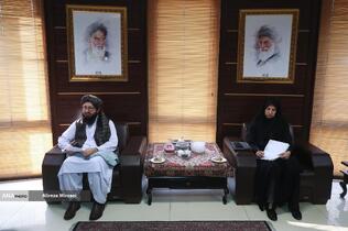 دیدار مولوی فضل محمد حقانی، سفیر افغانستان در ایران با دکتر بیژن رنجبر رئیس دانشگاه آزاد اسلامی