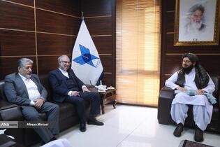 دیدار مولوی فضل محمد حقانی، سفیر افغانستان در ایران با دکتر بیژن رنجبر رئیس دانشگاه آزاد اسلامی