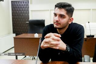 محمد تقی زاده بیرامی معاون علمی بسیج دانشجویی دانشکده فنی دانشگاه تهران در میزگرد روز دانشجو