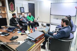 بازدیدمهدی قمی شهردار منطقه 11 تهران از خبرگزاری آنا