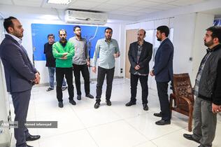 بازدیدمهدی قمی شهردار منطقه 11 تهران از خبرگزاری آنا