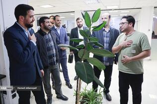 بازدیدمهدی قمی شهردار منطقه 11 تهران از خبرگزاری آنا