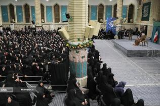 دیدار هزاران نفر از زنان و دختران با رهبر معظم انقلاب