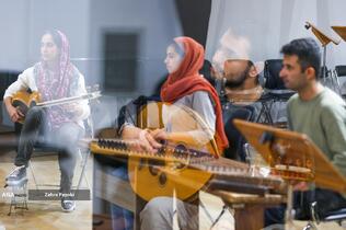 تمرین ارکستر سازهای ایرانی