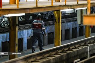 آیین بهره برداری از 2 رام قطار مترو ملی