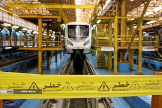 آیین بهره برداری از 2 رام قطار مترو ملی