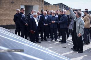 آیین افتتاح نیروگاه خورشیدی