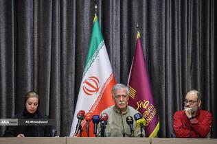 رامتین شهبازی دبیر کتاب سال سینمای ایران و همایون اسعدیان مدیرعامل خانه سینما 