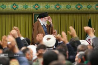 دیدار هزاران نفر از مداحان و ستایشگران اهل بیت(ع) با رهبر معظم انقلاب