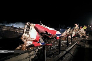 برخورد مرگبار دو قطار در یونان
