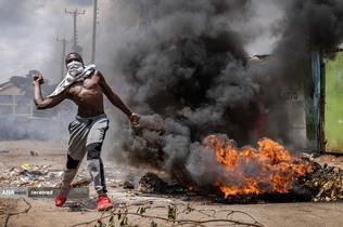 تظاهرات مخالفان برنامه اقتصادی دولت کنیا در نایروبی