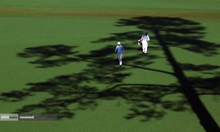 نمایی از مسابقه گلف در باشگاه ملی جورجیا، آمریکا