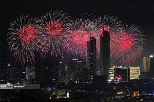 جشن&zwnj; سال نو میلادی 2024 در بانکوک - تایلند