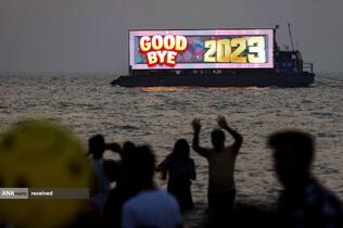 جشن&zwnj; سال نو میلادی 2024 در بمبیی - هند