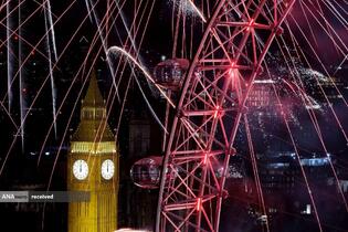 جشن&zwnj; سال نو میلادی 2024 در لندن - انگلیس