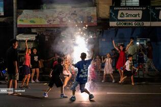 جشن&zwnj; سال نو میلادی 2024 در مانیل - فیلیپین