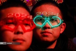 جشن&zwnj; سال نو میلادی 2024 در پکن - چین