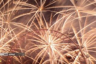 جشن&zwnj; سال نو میلادی 2024 در لندن - انگلیس