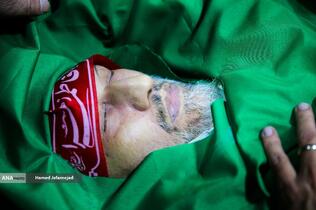 وداع با پیکر&zwnj; مطهر  شهید حجت&zwnj;الاسلام علی رازینی رئیس شعبه ۳۹ دیوان عالی کشور در معراج شهدای تهران