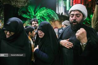 وداع با پیکر&zwnj; مطهر  شهید حجت&zwnj;الاسلام محمد مقیسه رئیس شعبه ۵۳ دیوان عالی کشور در معراج شهدای تهران