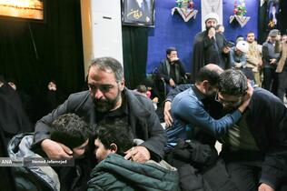 وداع با پیکر&zwnj; مطهر  شهید حجت&zwnj;الاسلام علی رازینی رئیس شعبه ۳۹ و شهید حجت&zwnj;الاسلام محمد مقیسه رئیس شعبه ۵۳ دیوان عالی کشور در معراج شهدای تهران