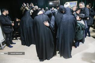 وداع با پیکر&zwnj; مطهر  شهید حجت&zwnj;الاسلام علی رازینی رئیس شعبه ۳۹ و شهید حجت&zwnj;الاسلام محمد مقیسه رئیس شعبه ۵۳ دیوان عالی کشور در معراج شهدای تهران