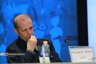 مهدی حسینی&zwnj;وند تدوینگر در نشست خبری فیلم سینمایی ترک عمیق