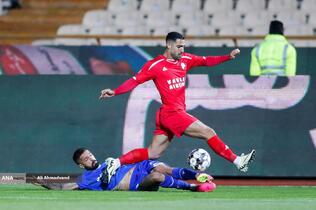 دیدارتیم های  استقلال و نساجی مازندران در هفته بیستم لیگ برتر فوتبال