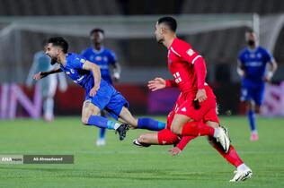 دیدارتیم های  استقلال و نساجی مازندران در هفته بیستم لیگ برتر فوتبال