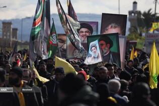  تشییع میلیونی پیکر شهیدان سیدحسن نصرالله و سیدهاشم صفی الدین/ رویترز