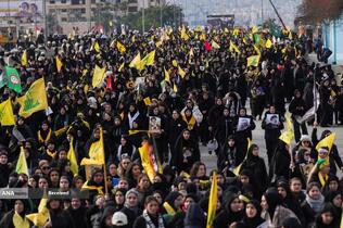  تشییع میلیونی پیکر شهیدان سیدحسن نصرالله و سیدهاشم صفی الدین/ رویترز