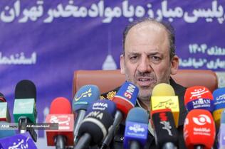 سرهنگ حسین باباپور رئیس پلیس مبارزه با مواد مخدر تهران بزرگ