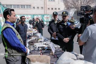 سرهنگ حسین باباپور رئیس پلیس مبارزه با مواد مخدر تهران بزرگ