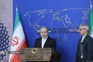  عباس عراقچی وزیر خارجه ایران و اسماعیل بقایی سخنگوی وزارت امور خارجه