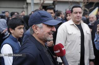 حضور سرلشکر محمدعلی جعفری فرمانده سابق سپاه پاسداران در راهپیمایی روز جهانی قدس در تهران 