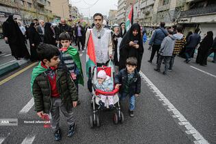 راهپیمایی روز جهانی قدس در تهران 