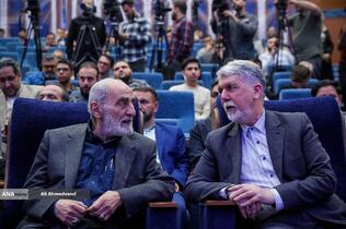 سید عباس صالحی وزیر فرهنگ و ارشاد اسلامی و حسین شریعتمداری سرپرست موسسه کیهان