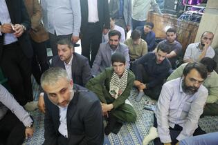 مراسم تجدید عهد با خادم حرم ایران 