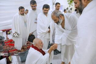 بازدید از بیمارستان صحرایی و کاروان جانبازان