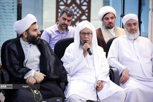 دیدار صمیمانه علمای اهل سنت با سرپرست حجاج ایرانی در مکه