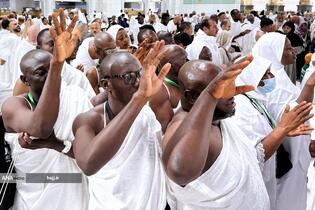 حجاج بیت الله الحرام در مسجد الحرام