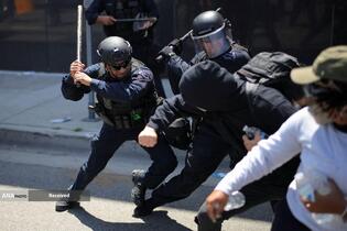 آتش اعتراضات در لس آنجلس