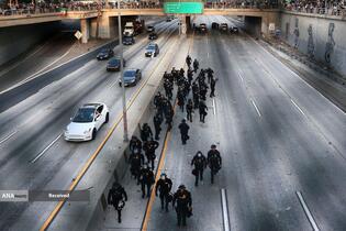 آتش اعتراضات در لس آنجلس