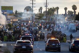 آتش اعتراضات در لس آنجلس