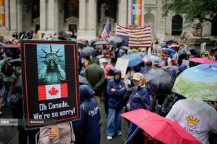 اعتراضات مردم آمریکا به سیاست های ترامپ